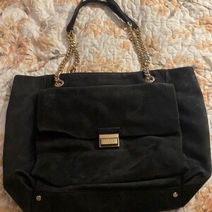 Kate Spade black suede purse